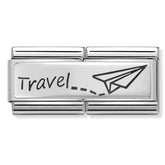 Nomination Composable Classic Double Link 330710/09 Travel in 925 Silver
